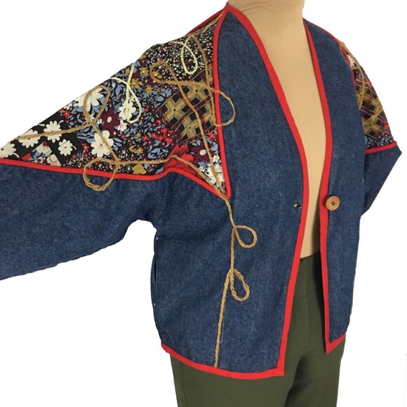 Patchwork Denim Jacket - Picture 9 of 12